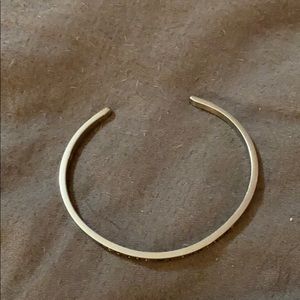 Manrta band sterling silver bracelet